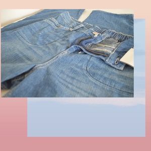 FREE PEOPLE Chloe Baby Barrel Jean (SMALL)